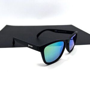 Goodr Black  Sunglasses "VINCENT'S ABSINTHE NIGHT TERRORS” Mirrored Lenses